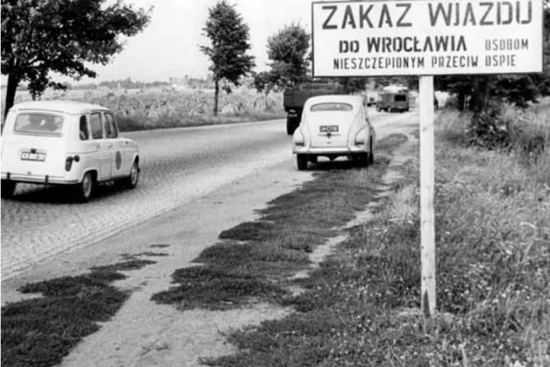 Zamknięcie granic Wrocławia z powodu epidemii ospy w 1963r.